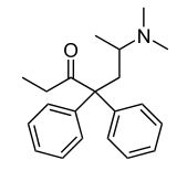 strukturformel methadon